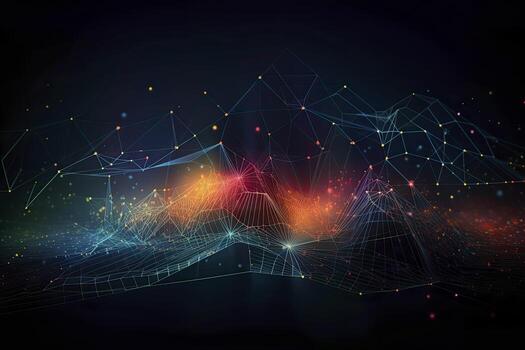 resumen tecnología grande datos antecedentes concepto. artificial inteligencia tecnología grande datos y la seguridad cibernética. transferir y almacenamiento de datos conjuntos, cadena de bloques, servidor. vistoso antecedentes foto