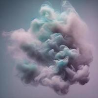abstract gradient smoke explode , generative art by A.I photo