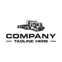 truck logo with details and allows you to change to all colors. vector