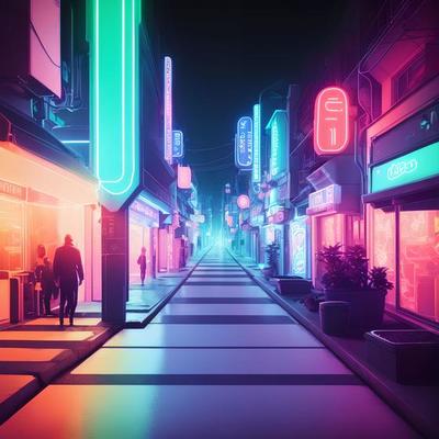 AI Generated Aesthetic cyberpunk style city street at night Wallpaper Mobile  (15) - Photo #718 -  - Free Stock Photos , Copyright Free &  Unlimited Downloads