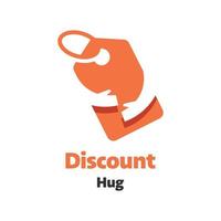 Discount Hand Logo vector