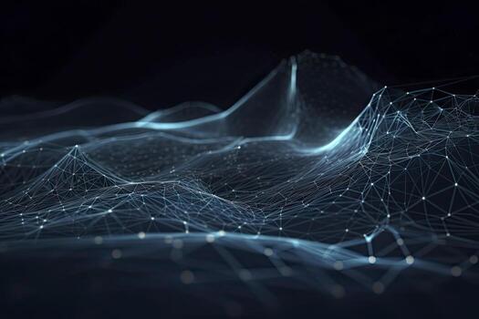 Abstract technology big data background concept. Artificial intelligence tech. Big data and cybersecurity. Transfer and storage of data sets, blockchain, server. Colorful background photo