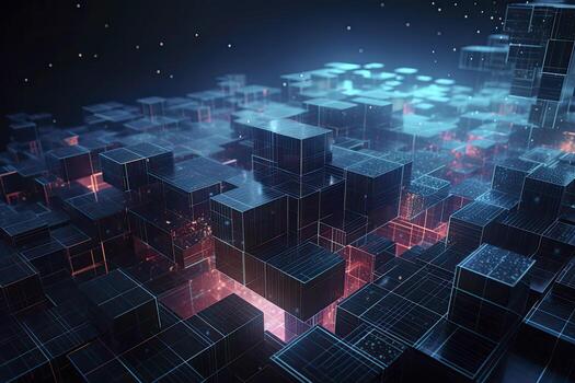 resumen tecnología grande datos antecedentes concepto. artificial inteligencia tecnología grande datos y la seguridad cibernética. transferir y almacenamiento de datos conjuntos, cadena de bloques, servidor. vistoso antecedentes foto