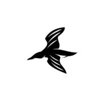 Murre logo design icon. Thick-billed Murre logo design inspiration. Murre animal logo design template. Animal symbol logotype. vector