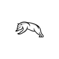 Polar Bear logo design icon. Bear design inspiration. vector