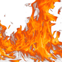 close up of fire flames. hellfire background. Generative AI. png