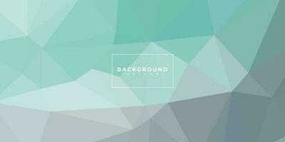 abstract green geometric colorful background with triangle shapes. vector illustration. template.