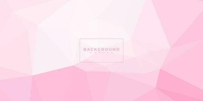 abstract pink geometric colorful background with triangle shapes. vector illustration. template.