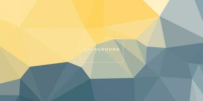 abstract blue orange geometric colorful background with triangle shapes. vector illustration. template.