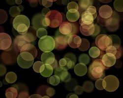 bokeh of light with black background photo