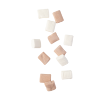 fallender Marshmallow-Ausschnitt, png-Datei png