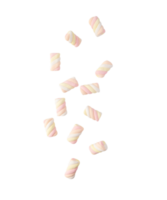 Falling marshmallow cutout, Png file