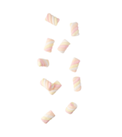 recorte de marshmallow caindo, arquivo png