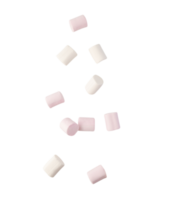 Falling marshmallow cutout, Png file