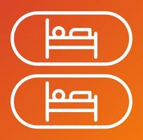 Capsule Hotel Icon Style vector