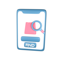 online einkaufen 3d png