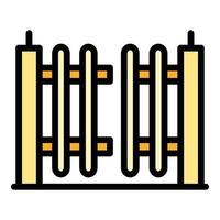 Internet control gate icon vector flat