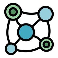 Internet network icon vector flat