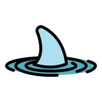 Wildlife whale icon vector flat