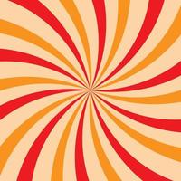 Twisting red and orange abstract vector pattern. Pro vector pattern.