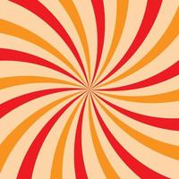 Twisting red and orange abstract vector pattern. Pro vector pattern.