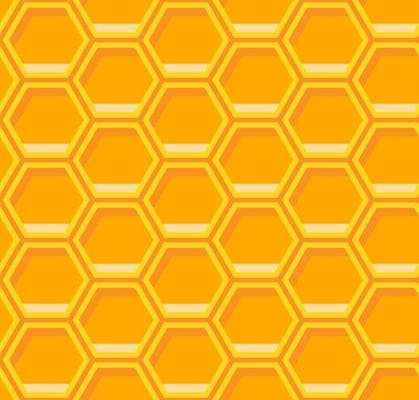 Golden hexagonal shape of honeycomb seamless pattern for background, wall, interior design, banner. Geometrical, hexagon, honey, golden, yellow orange, honeycomb pattern. Pro honeycomb pattern.