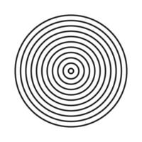 Minimal concentric circle elements. Perfect for web graphic, graphic element design, print, textile, wrapping, decoration. Pro illustration. vector
