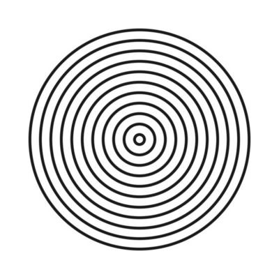 Minimal concentric circle elements. Perfect for web graphic, graphic element design, print, textile, wrapping, decoration. Pro illustration.