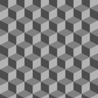 Abstract seamless background with cube decoration for interior, decoration, seamless pattern. Dark cube modern pattern. Pro vector pattern.