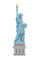 el estatua de libertad. famoso punto de referencia png