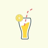 Fresh Lemonade Drink Healthy Fruit Beverage vector