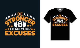 best gym and fitness t shirt design design for inspiration vector