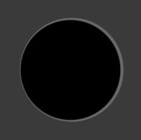 The Blackhole vector icon. black hole on gray space.