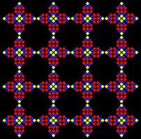Abstract Red and blue pattern vector background.