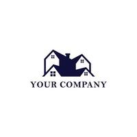 real estate home design logo vector