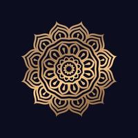 Gold Patterned Mandala elements stock illustration vector