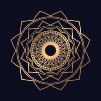 Mandala Vector design with Luxury golden pattern