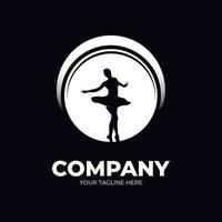 Dance Ballet Logo Design Inspiration vector