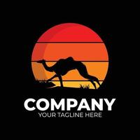 Animal logo - Camel logo design inspiration vector