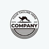 Animal logo - Camel logo design inspiration vector