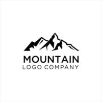 plantilla de vector de diseño de logotipo de montañas