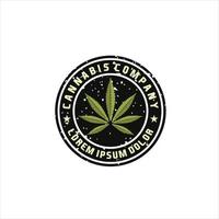 cannabis and marijuana logo templates, logo design elements. Vector illustration and logotype template, Medical cannabis logo