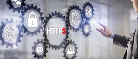 https es una extensión del protocolo http para admitir el cifrado para una mayor seguridad foto