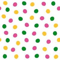 rainbow colorful seamless vector pattern background illustration with polka dots