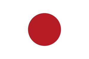 Japan Flag symbol sign Free Vector