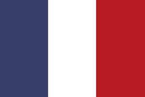 France flag vector isolate banner print illustration free Vector