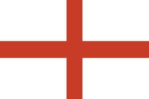 Inglaterra bandera. oficial colores y dimensiones. nacional Inglaterra bandera. gratis vector