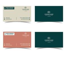 Modern and Elegant Business Card Design template new, vector