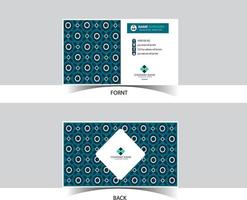 Vector pattern modern business card template design.