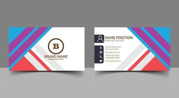 Modern business card template vector